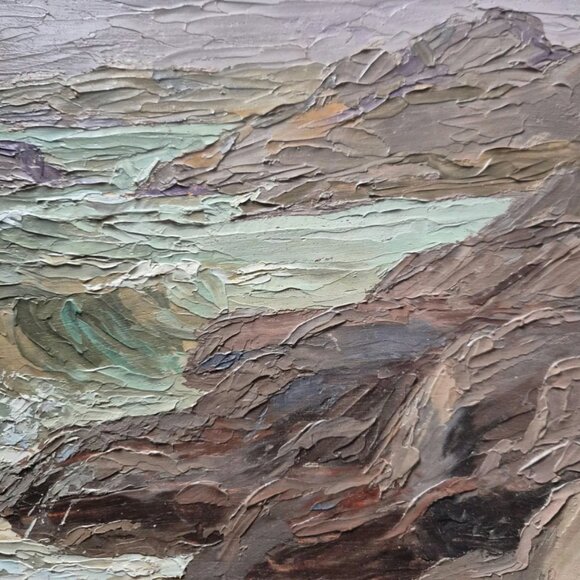 Vintage Landscape Oil Paining - Picture 2 of 6